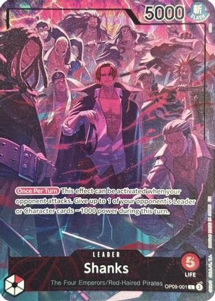 Shanks (English Version 2nd Anniversary Set) [One Piece Promotion Cards] Leader
