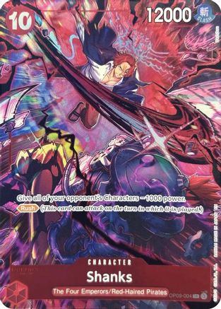 Shanks (004) (English Version 2nd Anniversary Set) [One Piece Promotion Cards] Super Rare