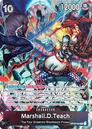 Marshall.D.Teach (093) (English Version 2nd Anniversary Set) [One Piece Promotion Cards] Super Rare