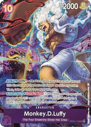 Monkey.D.Luffy (119) (English Version 2nd Anniversary Set) [One Piece Promotion Cards] Secret Rare