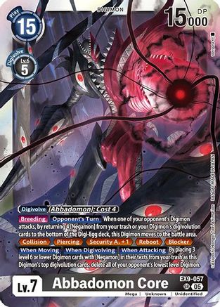 Abbadomon Core  (EX9-057) [Versus Monsters] Foil