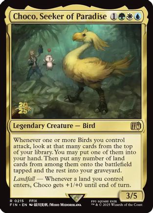 Choco, Seeker of Paradise (PRE-215) - Prerelease Cards Foil