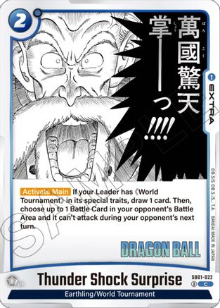 Thunder Shock Surprise (SB01-022) [Manga Booster 01 ]