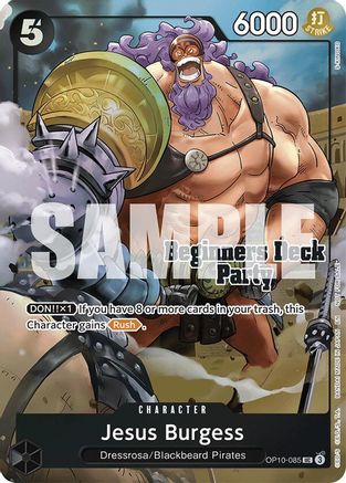 Jesus Burgess (Beginners Deck Party [ST-23] - [ST-28] Winner Pack) [One Piece Promotion Cards] Uncommon
