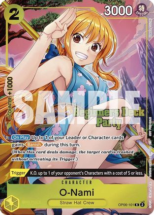 O-Nami (Beginners Deck Party [ST-23] - [ST-28] Winner Pack) [One Piece Promotion Cards] Rare