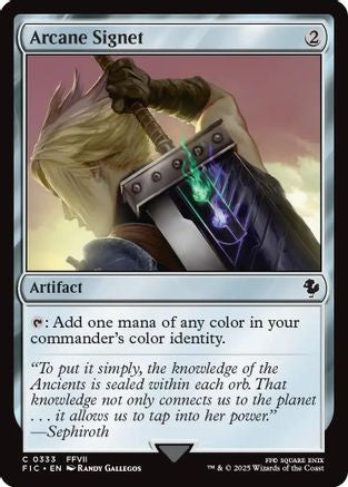 Arcane Signet (0333) (Surge Foil) [Commander: FINAL FANTASY] Foil Common