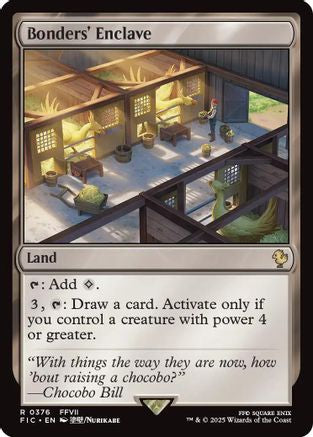 Bonders' Enclave (Surge Foil) [Commander: FINAL FANTASY] Foil Rare