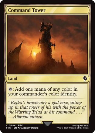 Command Tower (0484) (Surge Foil) [Commander: FINAL FANTASY] Foil Common