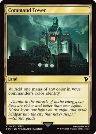 Command Tower (0485) (Surge Foil) [Commander: FINAL FANTASY] Foil Common