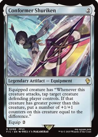 Conformer Shuriken (Surge Foil) [Commander: FINAL FANTASY] Foil Rare