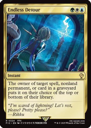 Endless Detour (Surge Foil) [Commander: FINAL FANTASY] Foil Rare