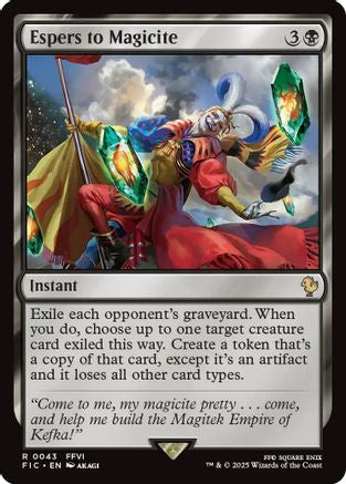 Espers to Magicite (Surge Foil) [Commander: FINAL FANTASY] Foil Rare