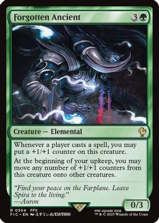 Forgotten Ancient (Surge Foil) [Commander: FINAL FANTASY] Foil Rare