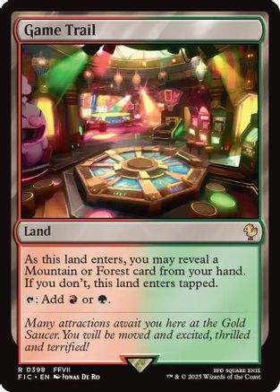 Game Trail (Surge Foil) [Commander: FINAL FANTASY] Foil Rare
