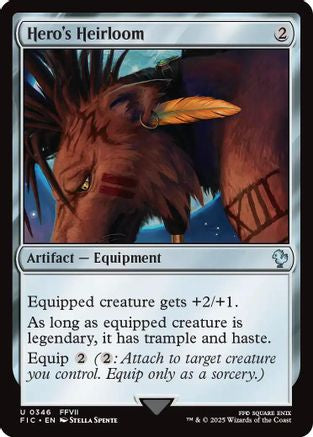 Hero's Heirloom (Surge Foil) [Commander: FINAL FANTASY] Foil Uncommon