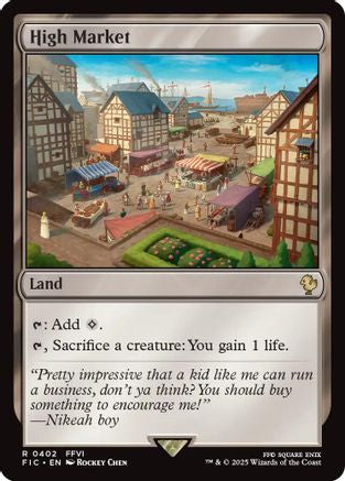 High Market (Surge Foil) [Commander: FINAL FANTASY] Foil Rare