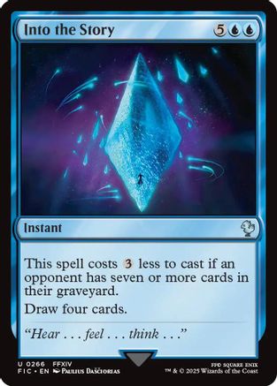Into the Story (Surge Foil) [Commander: FINAL FANTASY] Foil Uncommon