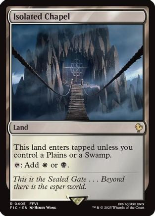 Isolated Chapel (Surge Foil) [Commander: FINAL FANTASY] Foil Rare