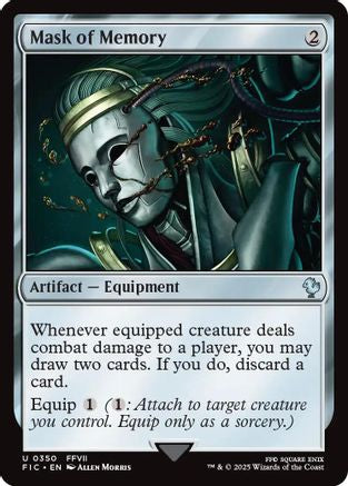 Mask of Memory (Surge Foil) [Commander: FINAL FANTASY] Foil Uncommon