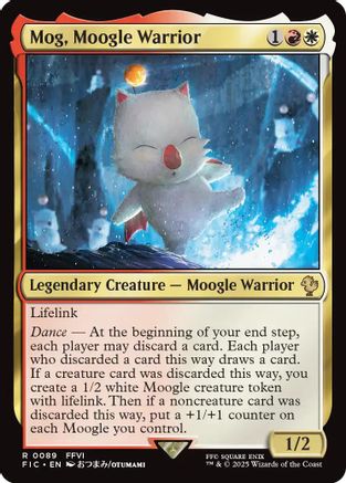 Mog, Moogle Warrior (Surge Foil) [Commander: FINAL FANTASY] Foil Rare