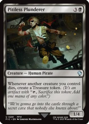 Pitiless Plunderer (Surge Foil) [Commander: FINAL FANTASY] Foil Uncommon