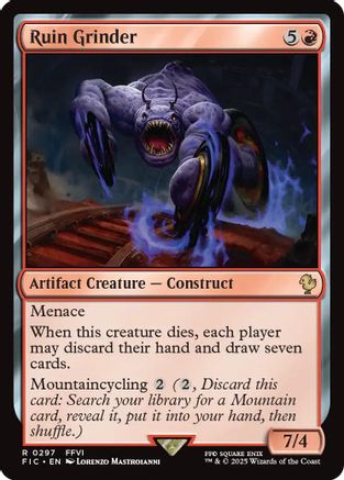 Ruin Grinder (Surge Foil) [Commander: FINAL FANTASY] Foil Rare