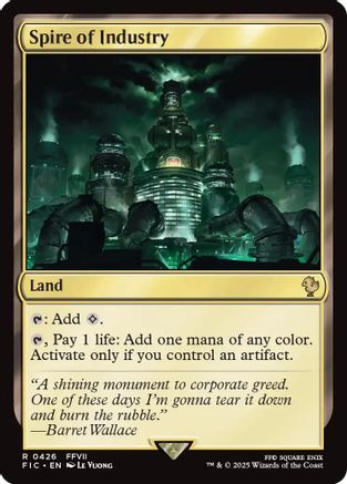 Spire of Industry (Surge Foil) [Commander: FINAL FANTASY] Foil Rare