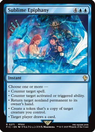 Sublime Epiphany (Surge Foil) [Commander: FINAL FANTASY] Foil Rare
