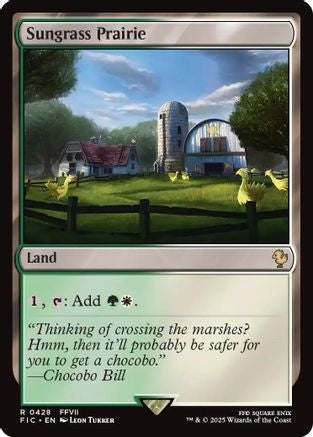 Sungrass Prairie (Surge Foil) [Commander: FINAL FANTASY] Foil Rare