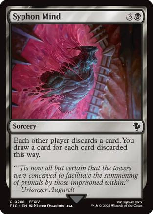 Syphon Mind (Surge Foil) [Commander: FINAL FANTASY] Foil Common