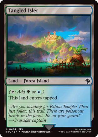 Tangled Islet (Surge Foil) [Commander: FINAL FANTASY] Foil Land
