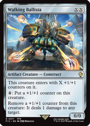 Walking Ballista (Surge Foil) [Commander: FINAL FANTASY] Foil Rare