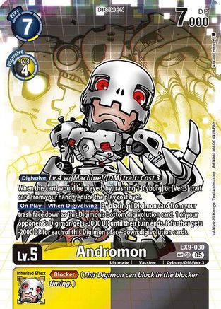 Andromon (SP)  (EX9-030) [Versus Monsters] Foil