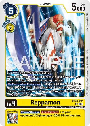 Reppamon  (BT22-034) [Cyber Eden]