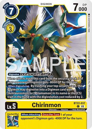 Chirinmon  (BT22-037) [Cyber Eden]