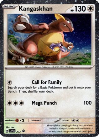 Kangaskhan (Cosmos Holo) 202 [SV Scarlet & Violet Promo Cards] (Holofoil)