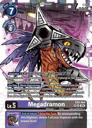 Megadramon (SP)  (EX9-064) [Versus Monsters] Foil