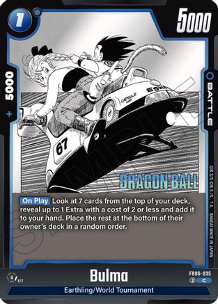 Bulma - FB06-035 (FB06-035) [Manga Booster 01 ]