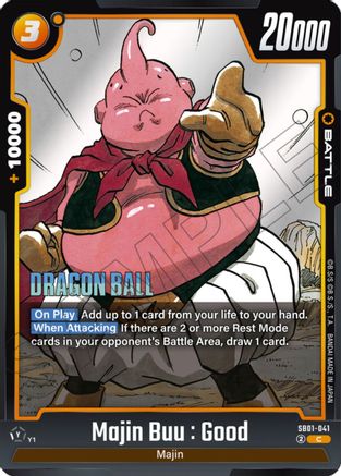 Majin Buu : Good (SB01-041) [Manga Booster 01 ]