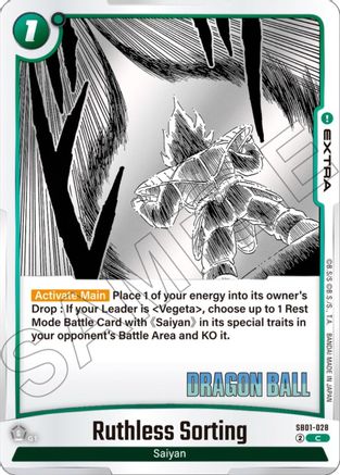 Ruthless Sorting (SB01-028) [Manga Booster 01 ]
