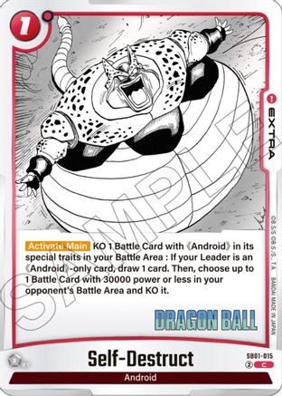 Self-Destruct (SB01-015) [Manga Booster 01 ]