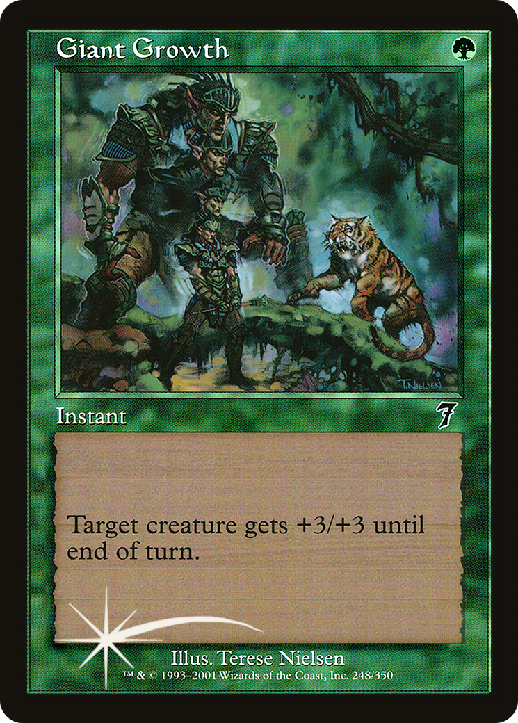 Giant Growth (7ED-248★) - 7th Edition Foil