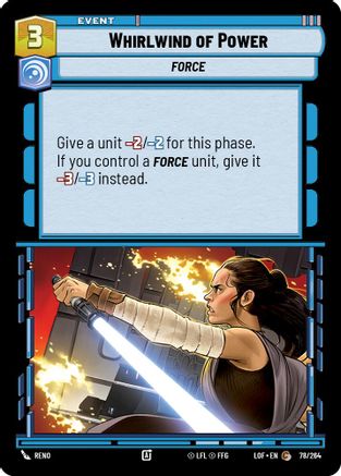 Whirlwind of Power (078/264) [Legends of the Force]