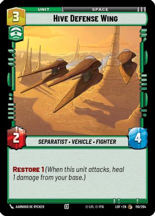 Hive Defense Wing (110/264) [Legends of the Force]