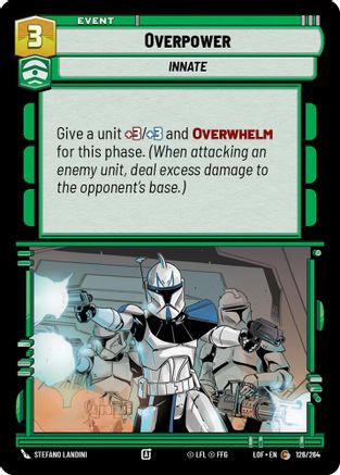 Overpower (126/264) [Legends of the Force]