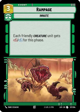 Rampage (127/264) [Legends of the Force]