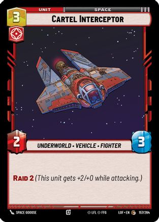 Cartel Interceptor (157/264) [Legends of the Force]