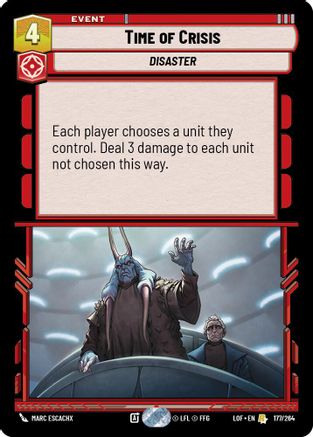 Time of Crisis (177/264) [Legends of the Force]