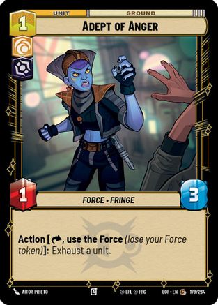Adept of Anger (178/264) [Legends of the Force]