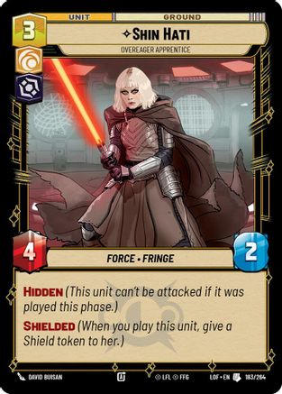 Shin Hati - Overeager Apprentice (183/264) [Legends of the Force]